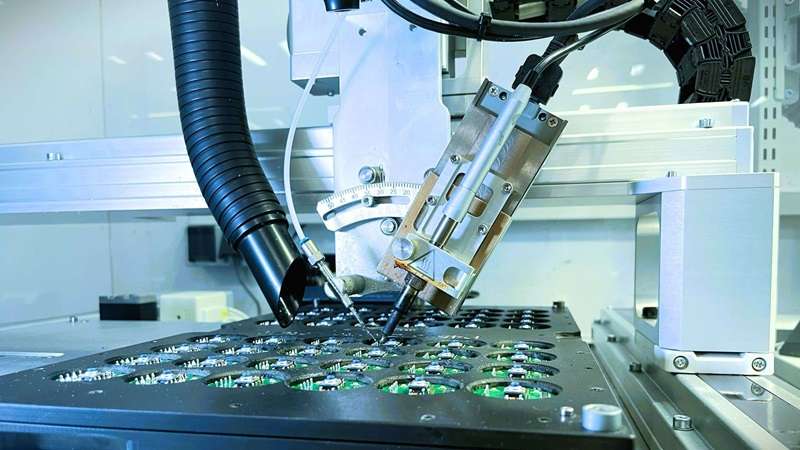 THT Löten mit Roboterlöten