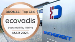 EcoVadis Bronzemedaille - Top 35 für gutes Nachhaltigkeitsmanagement