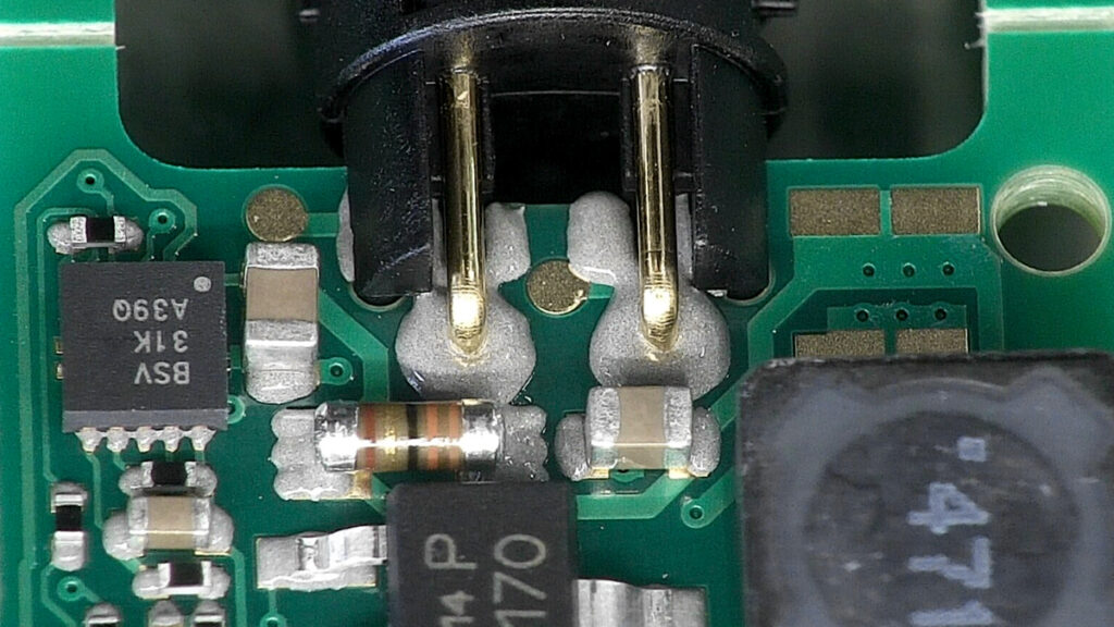 THR-Bestückung, Pin in Paste