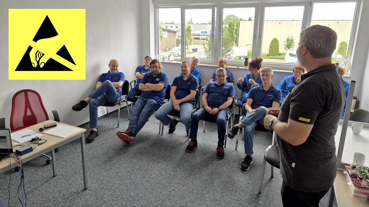 ESD-Schulung der Mitarbeitenden