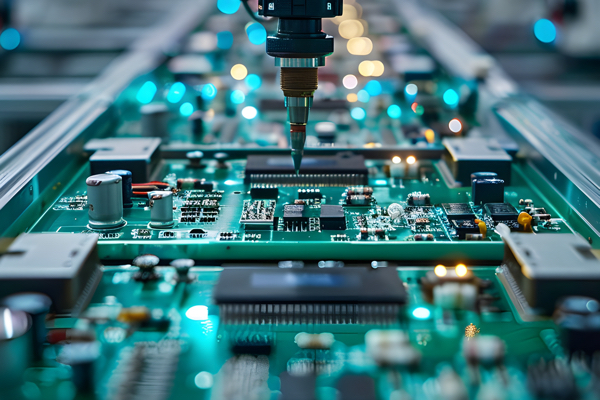 Bauteile platzieren bei der Baugruppenfertigung